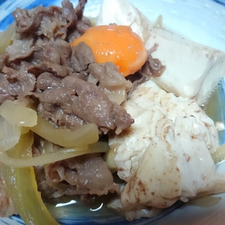 絹豆腐を使った　プルプル肉豆腐